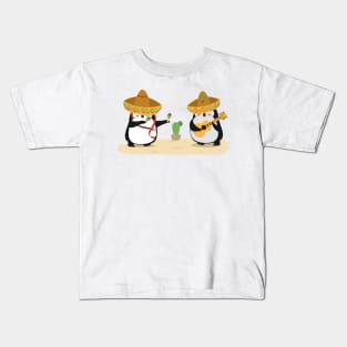 Penguins in sombrero Kids T-Shirt